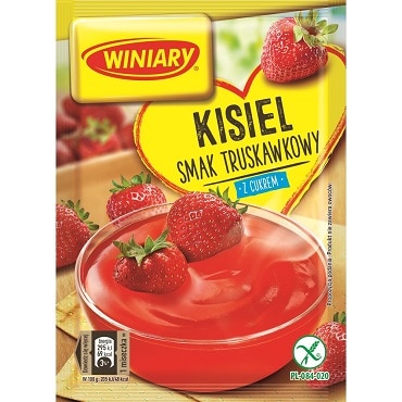 Winiary Kisiel Z Cukrem Smak Truskawkowy 77g Pr paration Soupe Fraise Winiary Kisiel Z Cukrem Smak Truskawkowy 77g Pr paration Soupe Fraise