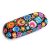Etui à lunettes Fleurs de Lowicz noir