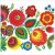 Serviettes en papier Coq & Fleurs de Lowicz